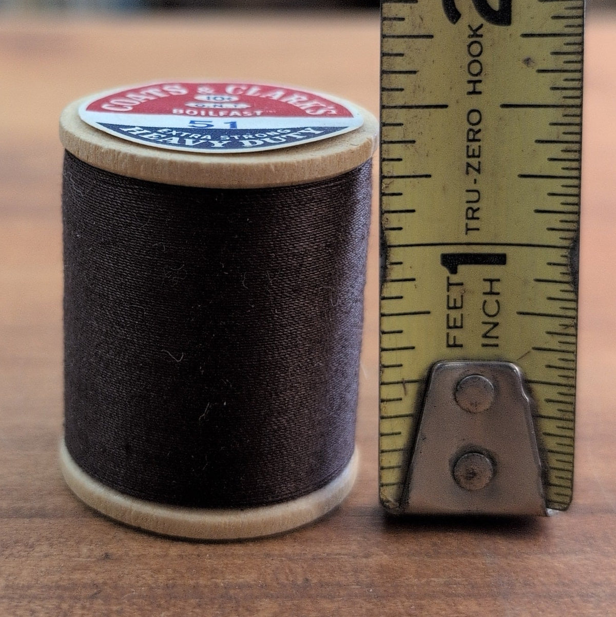 Coats and Clarks Brown Sewing Thread