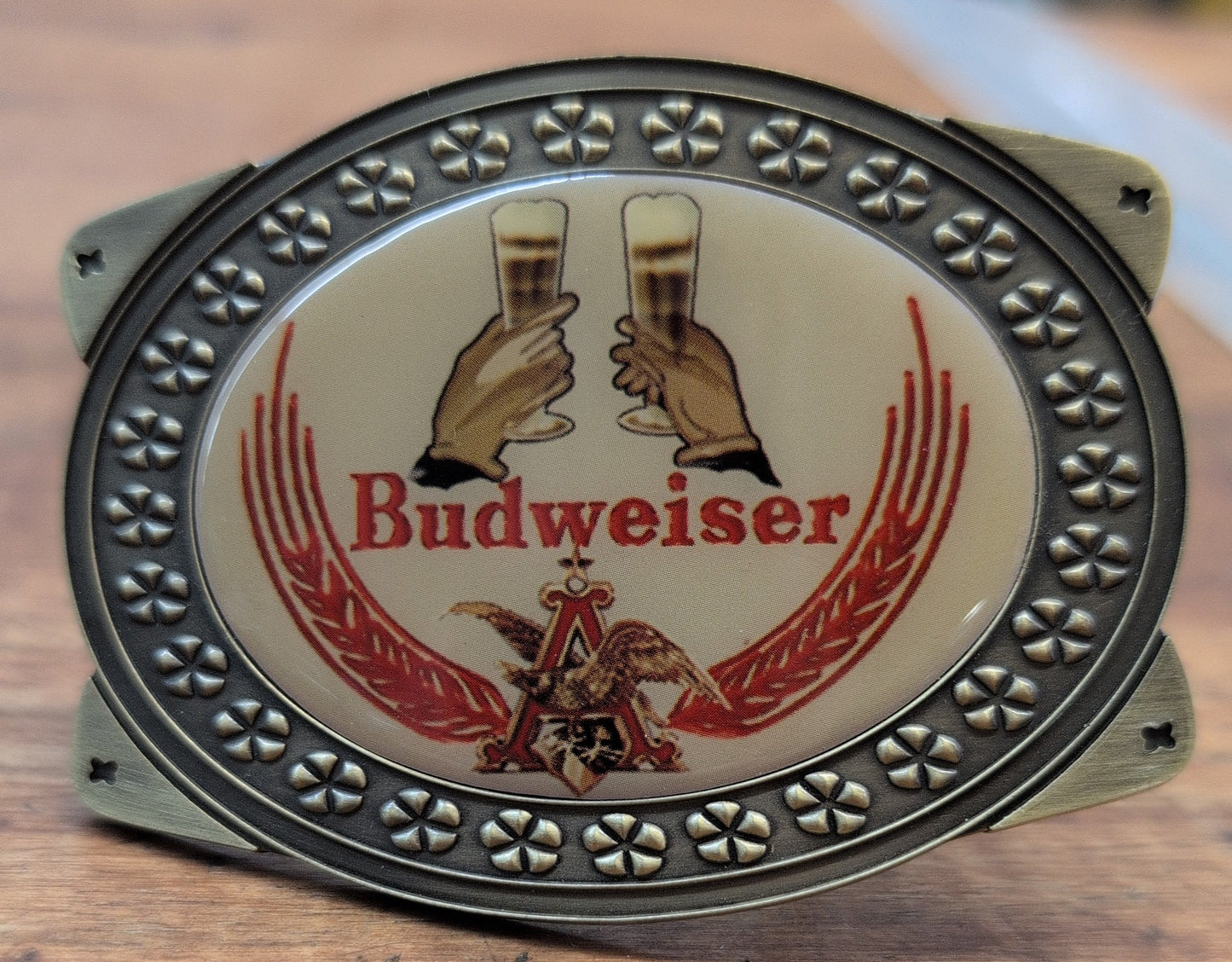 Budweiser belt buckle Like New