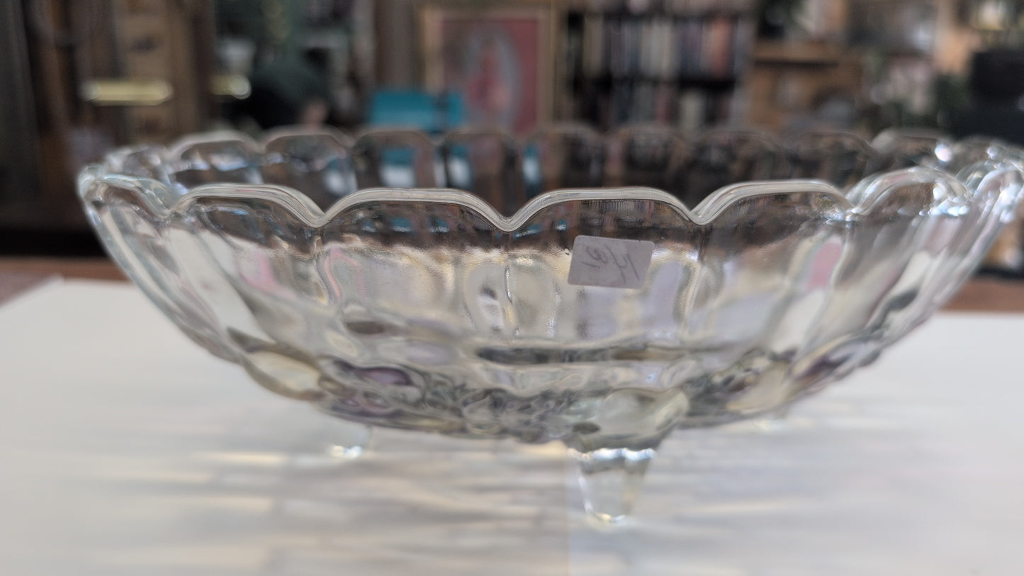 Carnival glass bowl