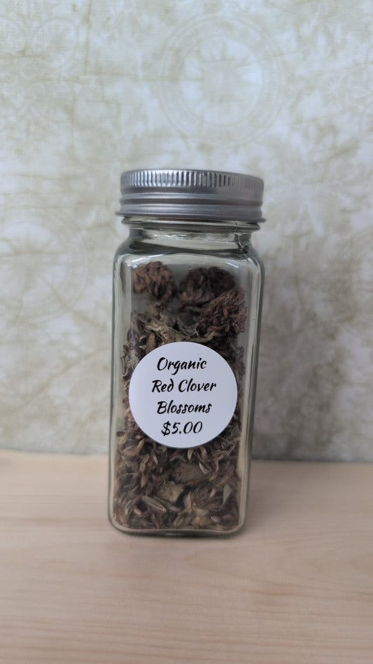 Organic Red clover Blossoms