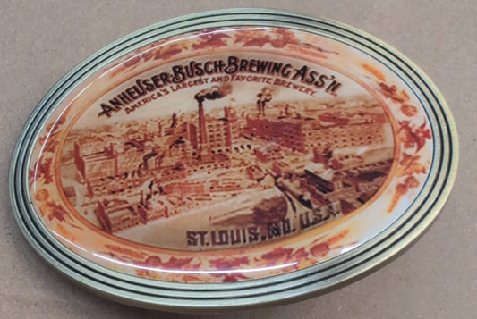 Anheuser Bush brewing belt buckle. Like New