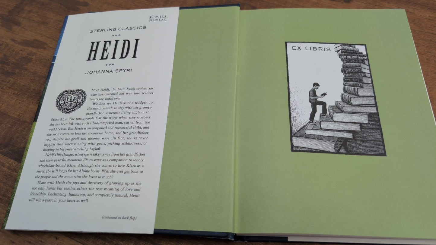 Hardcover Book "Heidi" by Johanna Spyri Classic Children's Novel