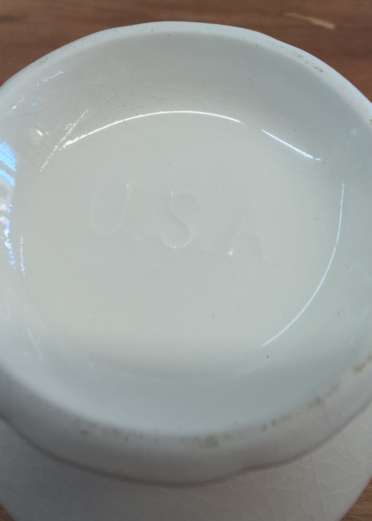 Creamer and Sugar Bowl Set with Floral Pattern made in USA