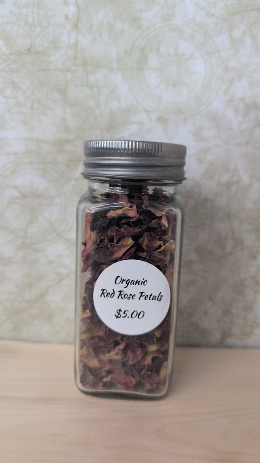 Organic Red Rose petals