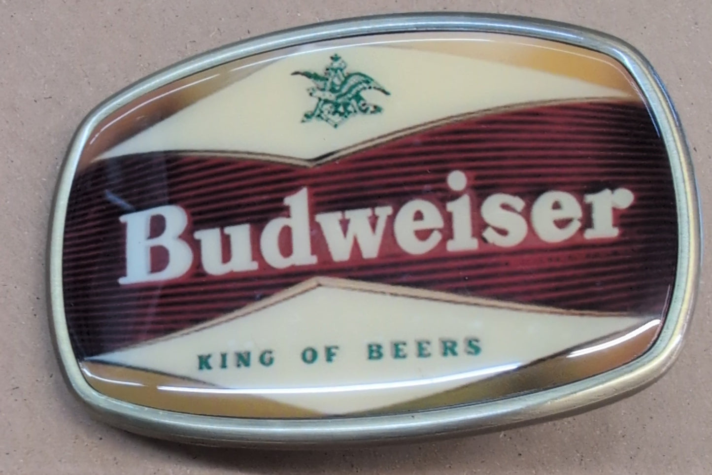 Budweiser belt buckle. Like New