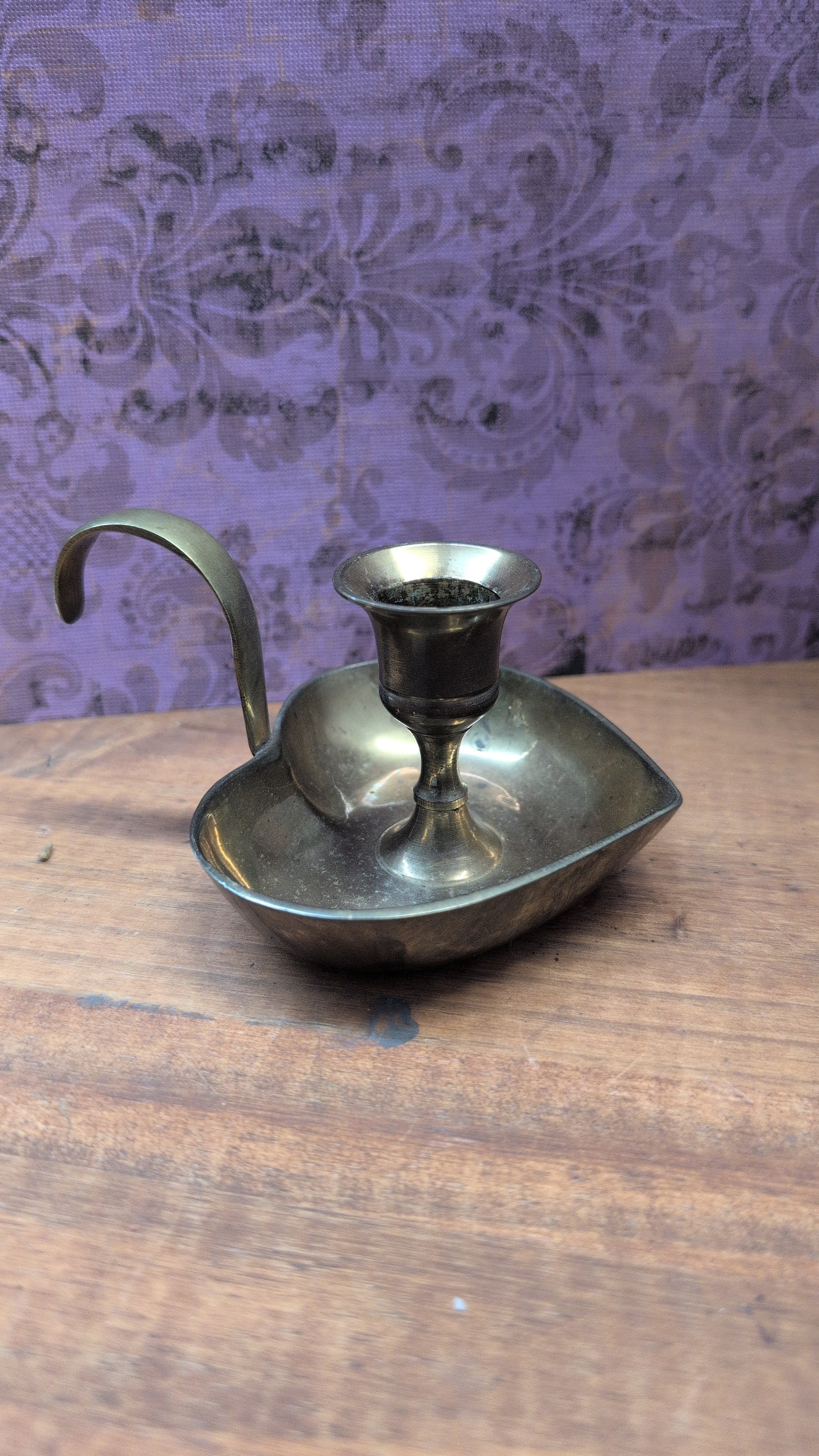 Brass candle holder