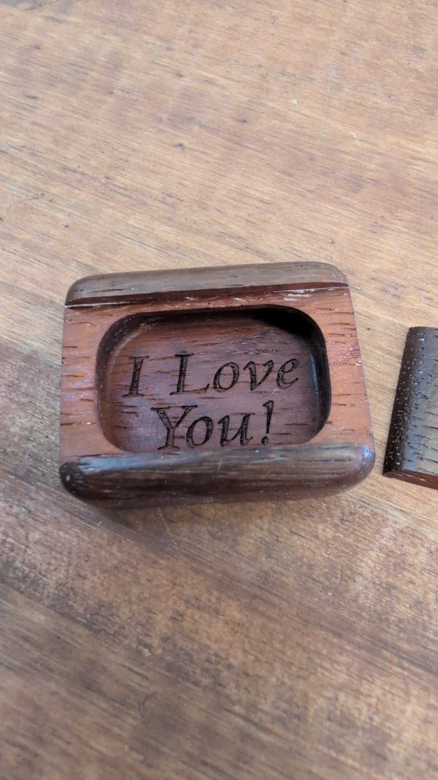 Wooden mystery box