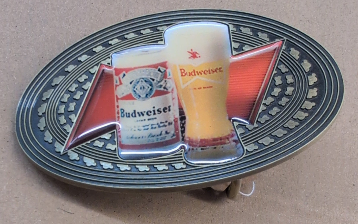 Budweiser belt buckle. Like New